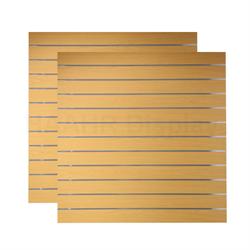 Rillepanel b�g 2-delt H 240 (120 + 120cm) B 120 cm inkl. 23 aluminiums profiler